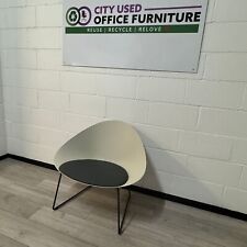 Egg Tub Chair, Grey Leather