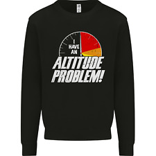 Altitude Problem Skydiving Freefall Funny Mens Sweatshirt Jumper