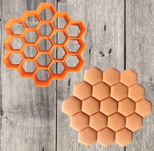 Honeycomb cookie cutter - honeycomb,