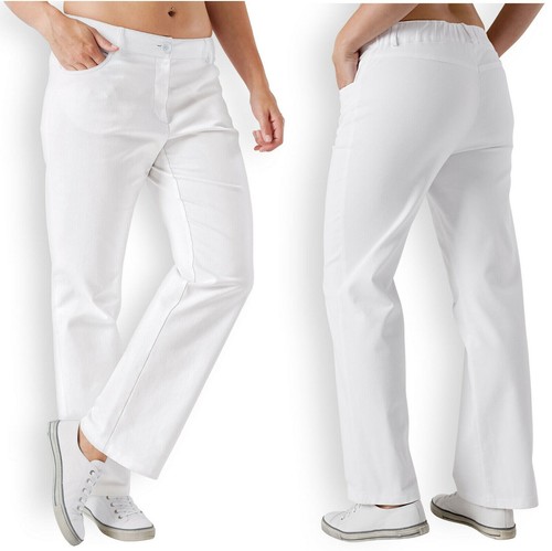 White healthcare trousers work - healthcare,