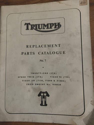 Triumph replacement parts - replacement,