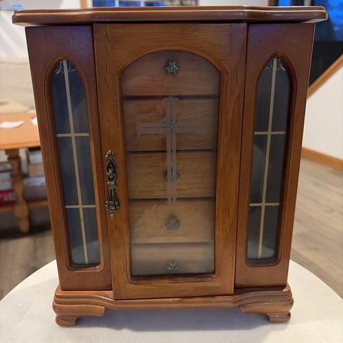 Vintage wooden jewelry - jewelry, box
