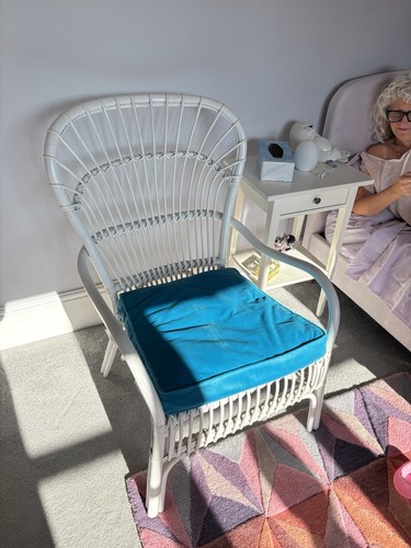 Cane armchairs with made to - cane,
