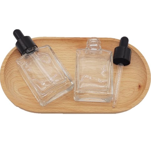 30ml flat glass dropper - glass,