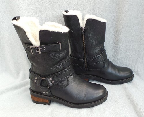 Superdry real leather calf