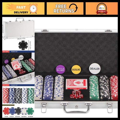 300 pcs poker chips - 300, set