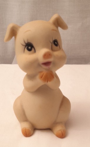 Ceramic praying pig - ceramic, ornament