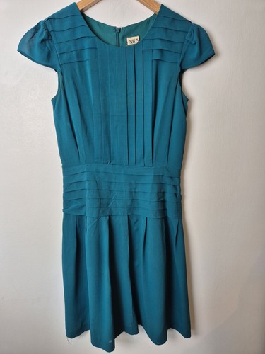 Hobbs nw3 teal silk occasion - hobbs,