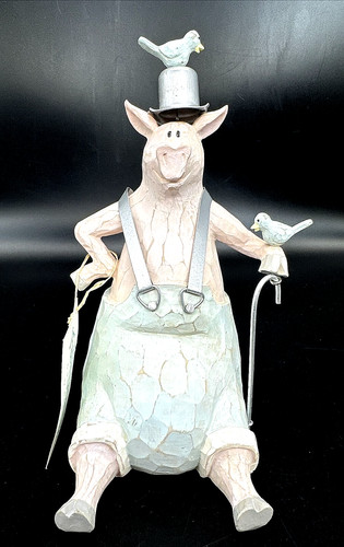 Fancy percy pig figurine - fancy,