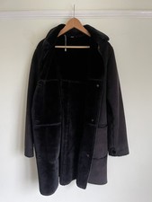 Black Faux Shearling -