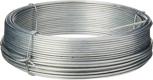 Galvanised coated garden wire - galvanised,