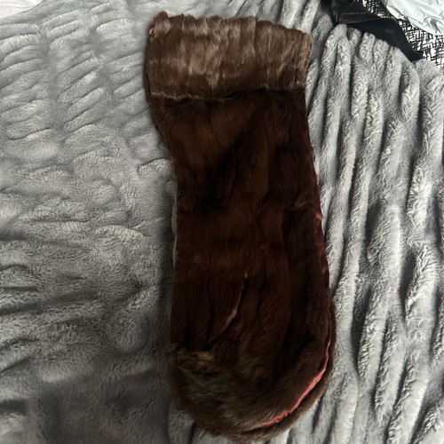 Real antique fur stole - ,