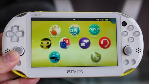 Sony vita white lime - &,