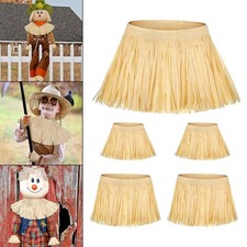 5 Piece Straw Scarecrow Set
