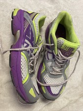 Karrimor Run Women's Size 5 Trainers Purple Green White Shoes