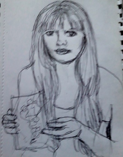 Sketch woman a5 - sketch,