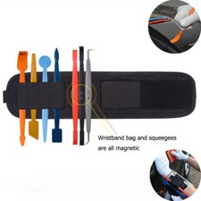 Magnetic Wristband Bag Vinyl Wrap Stick Magnetic Micro Squeegee Tucking Tools UK
