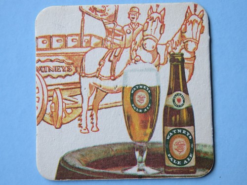 Beer coaster watneys pale - ~,
