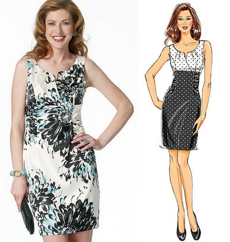 Sewing pattern dress size - sewing,