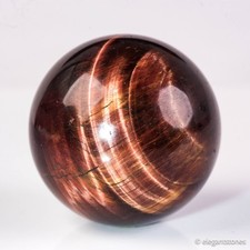 41g31mm Red Tiger Eye Sphere
