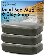 Psoriasis 3Pack Dead Sea Mud & Clay Natural Bar Soap Face Body Helps