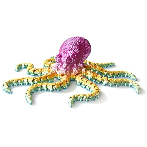 Printed octopus ornament - octopus,
