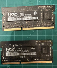 ELPIDA 2x 4GB PC3L-12800S 11-12-B4 ORIGINAL iMAC RAM  Memory 2013