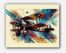 Vintage airplane WWI Royal