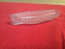 Victorian antique rare pressed Glass rowing boat