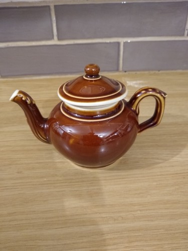 Quirky vintage brown small tea - vintage,