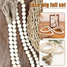 Wooden Beads Garland Tassels