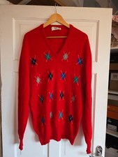 VINTAGE PRINGLE SPORTS Red