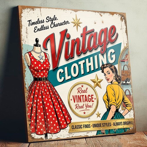 Vintage clothing wood - clothing,