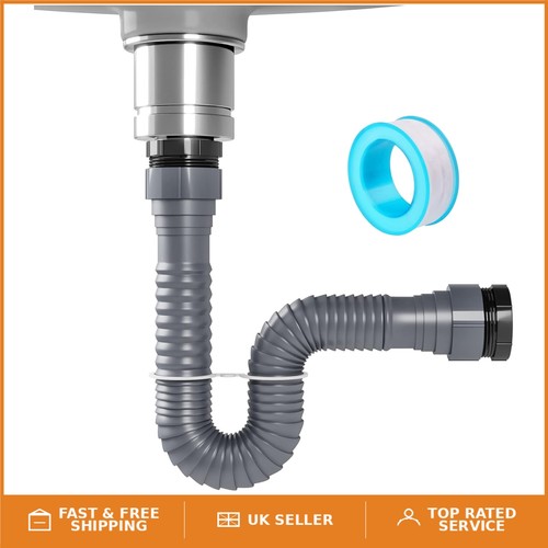 Flexible inch trap pipe - flexible, p-trap