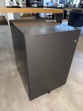 Grey Steel Mobile Under Desk