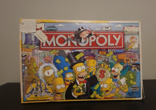 The simpsons monopoly board - the,