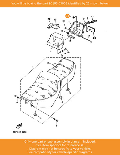 Yamaha nut spring - yamaha, nut,