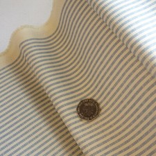 Canvas Stripes- Blue & Beige-