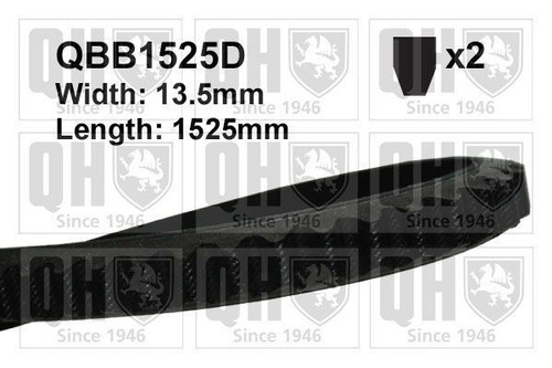 Quinton hazell qbb1525d belt - hazell,