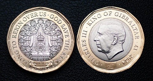 Gibraltar coin pound 2024 - £1,