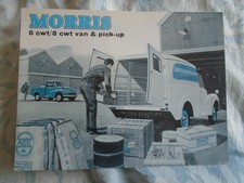 Morris 6cwt & 8 cwt Van & Pick