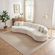 114" Curved Modular Sofa