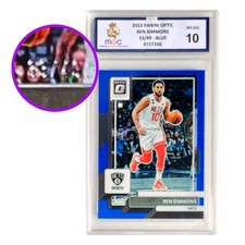 Ben Simmons MGC 10 Not PSA 10 2023 Panini Numbered /49 Optic Blue Parallel ?