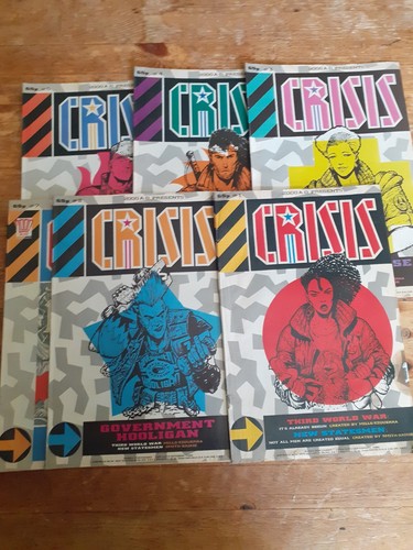 2000ad crisis comics - crisis, 1-5