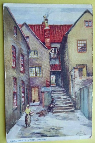 Vintage artist drawn postcard - vintage,