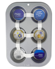 PME Non Stick-6 Cup Muffin Pan