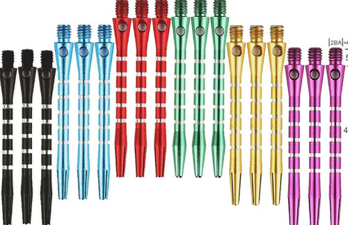 Aluminium dart stems shafts - aluminium, stems/shafts
