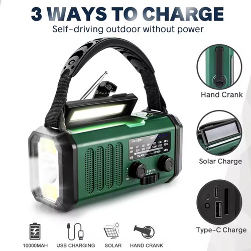 10000mah wind solar - solar, radio