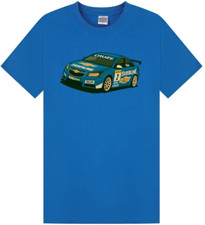 2010 BTCC Touring Car Jason Plato Chevrolet T-shirt BLUE ADULT/KIDS