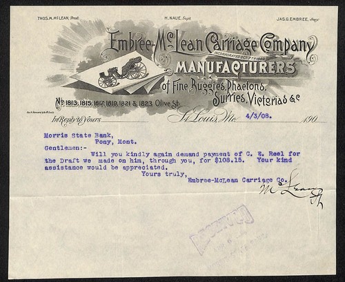 1908 embree mckean carriage - 1908,